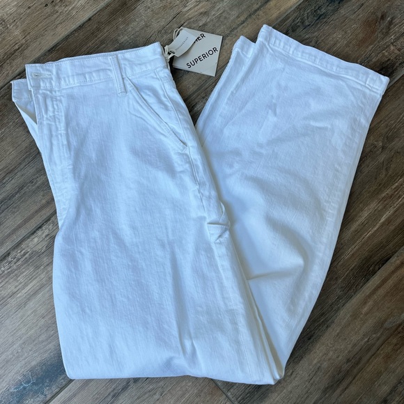 MOTHER Women's White Jeans